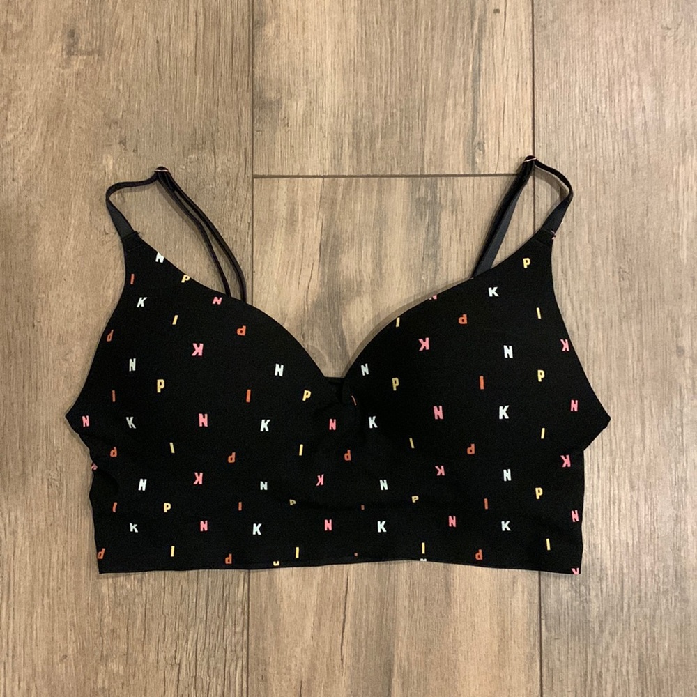 PINK Wireless Push Up Bra, size M